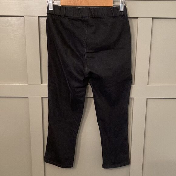 MIRACLEBODY By Miraclesuit Slimming Shaping Pull-On Capri Jeans Black Size 2 - Picture 10 of 10